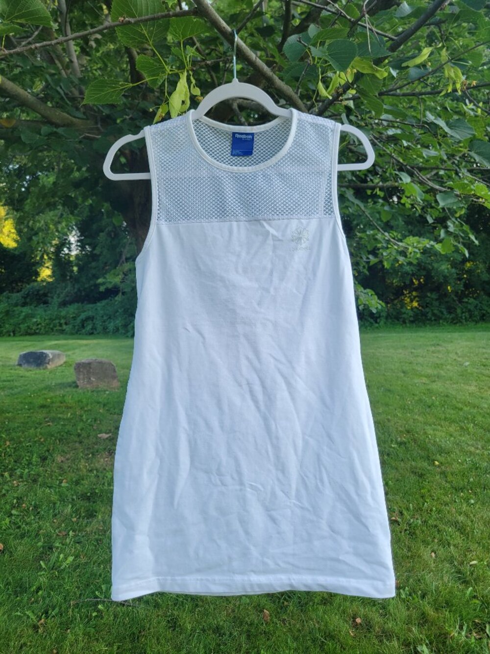 Adorable sporty althetic/athleisure-wear tennis dress by Reebok.